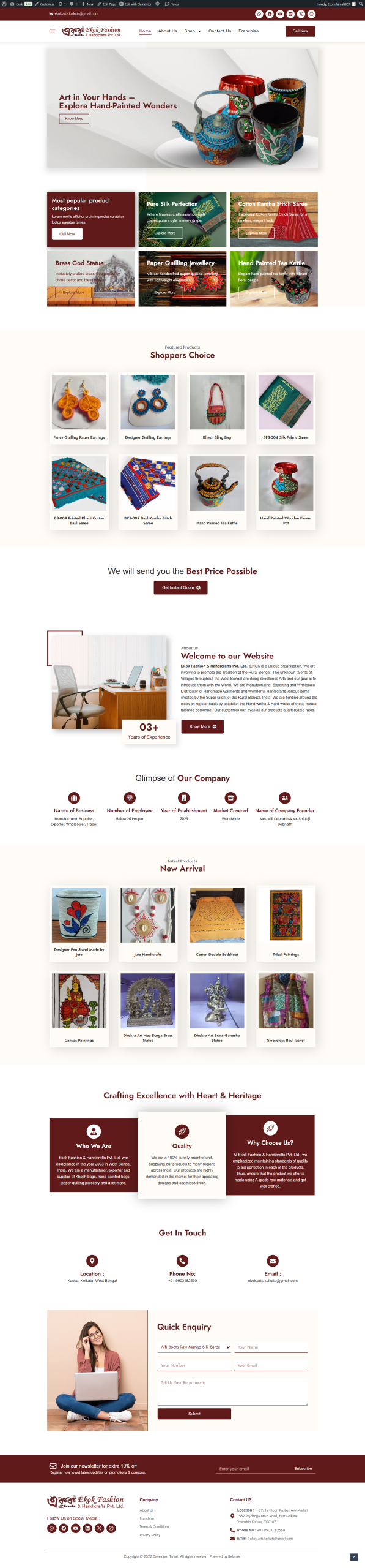 Professional ecommerce website development near me pintu sadhu